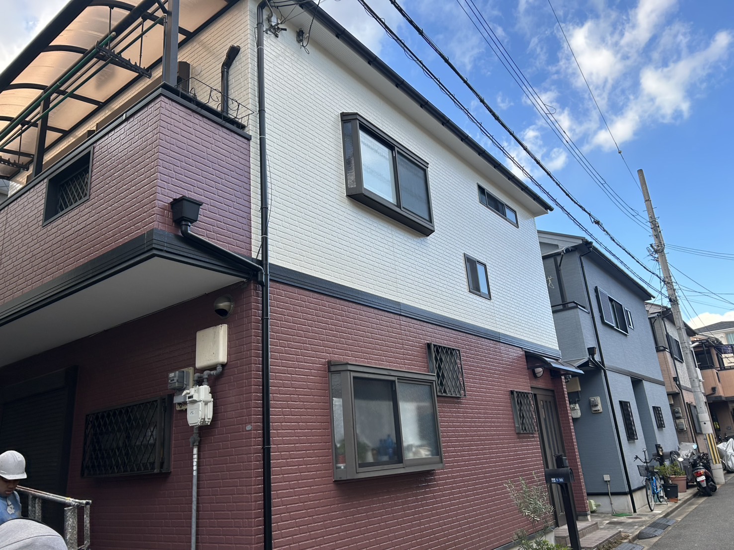 戸建て外壁塗装の施工後（アフター）